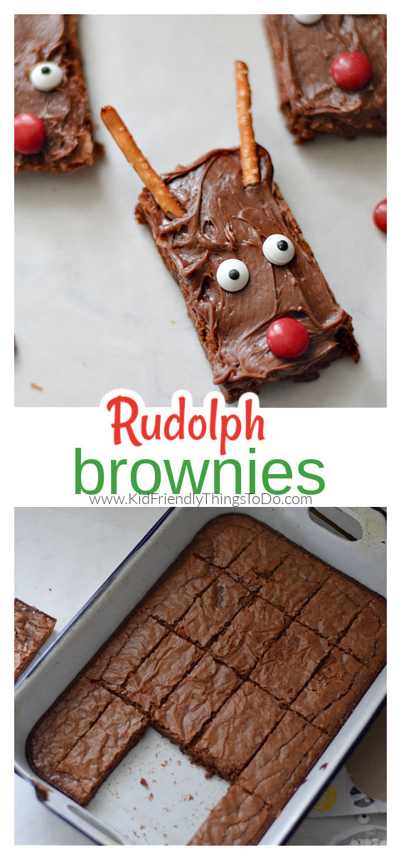Rudolph brownies 