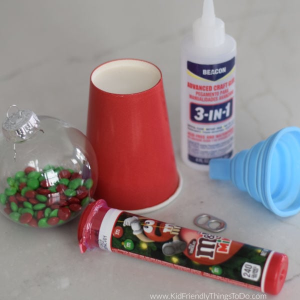 Mini Red Solo Cup Gumball Machine Ornament - Crafty Morning