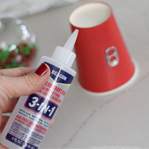 Mini Red Solo Cup Gumball Machine Ornament - Crafty Morning