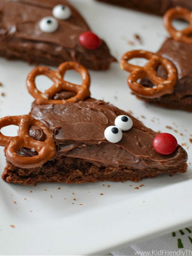 Rudolph Brownies Christmas Treats – Story