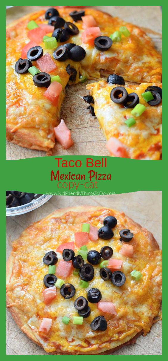 Taco Bell Mexican Pizza 