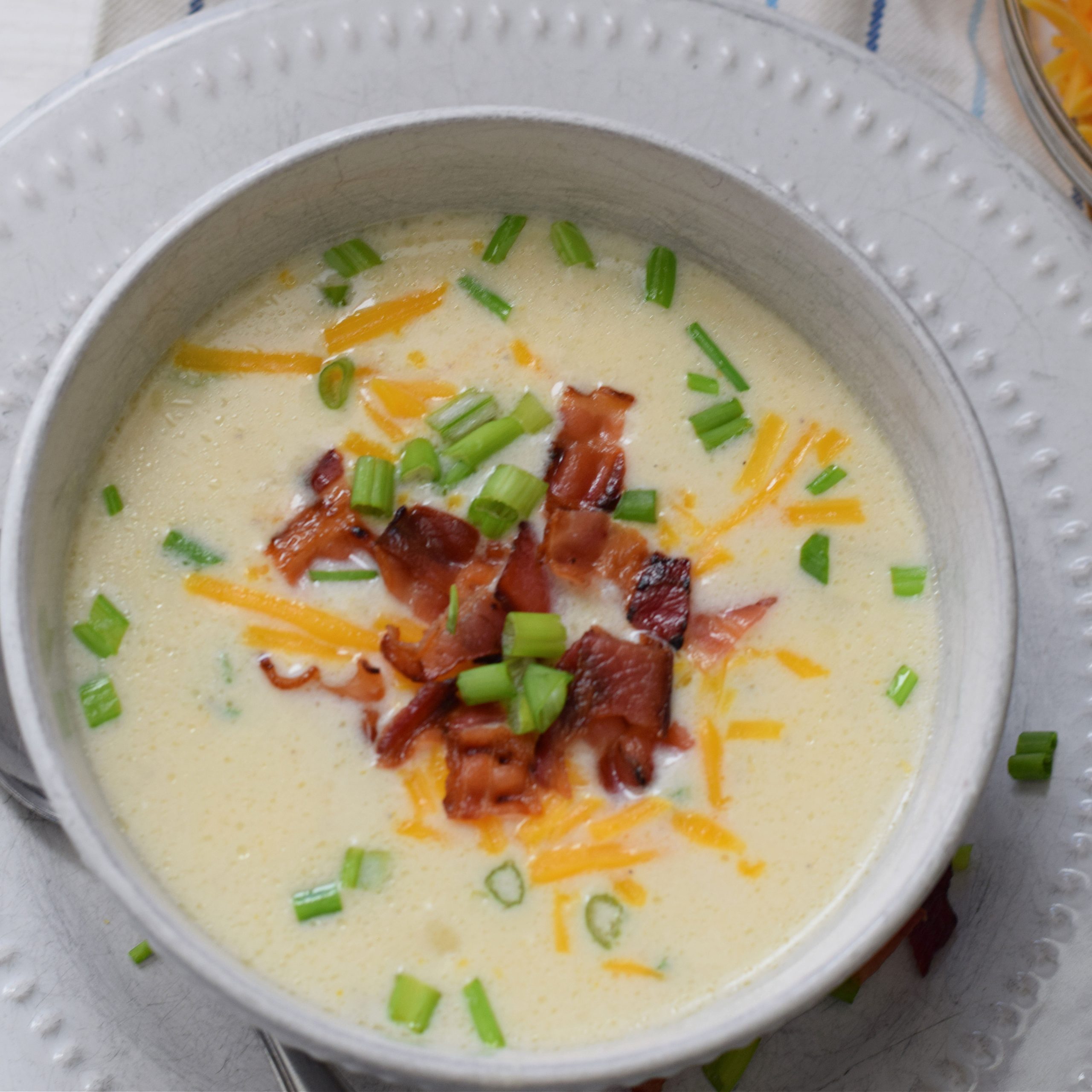 You are currently viewing Baked Potato Soup Recipe