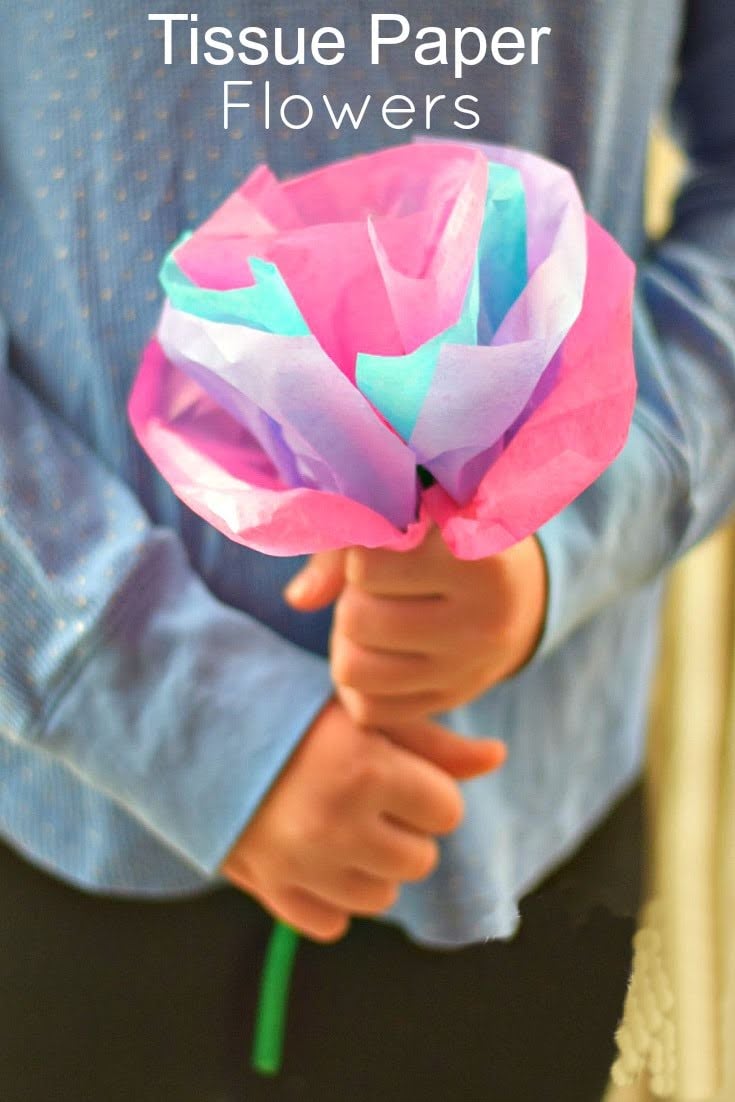 Tutorial- How To Make DIY Giant Tissue Paper Flowers - Hello Creative Family