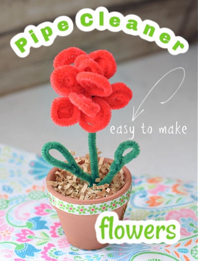 3 Easy Flowers using Pipe Cleaners