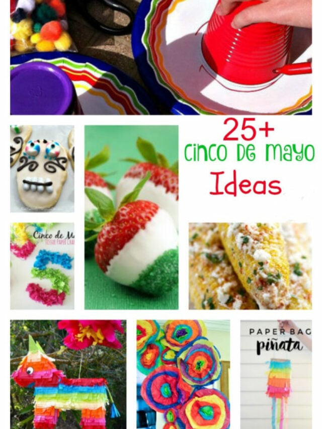 Mexican Fiesta Party Decorations - Cinco De Mayo - 6 Paper Fans, 5