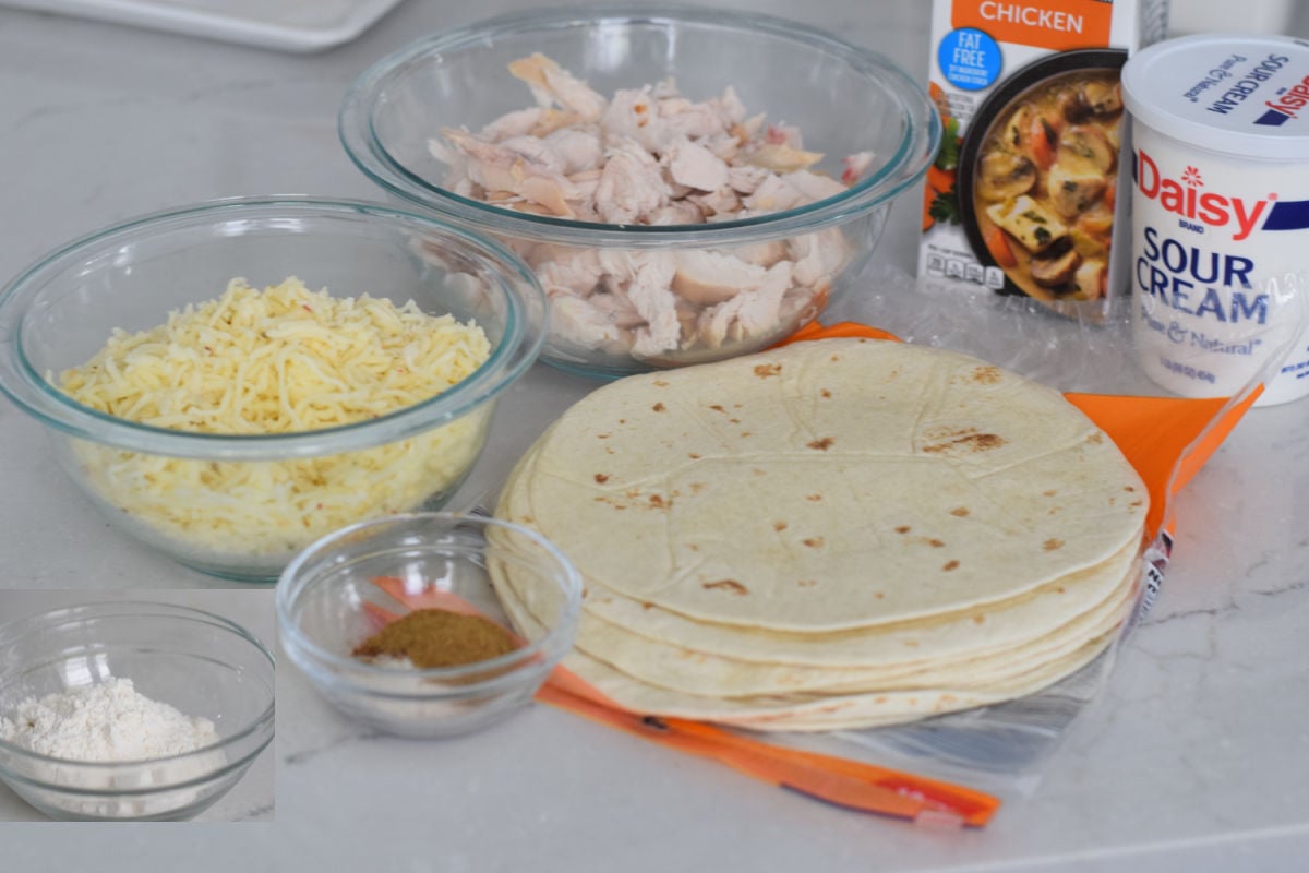 white chicken enchiladas ingredients 