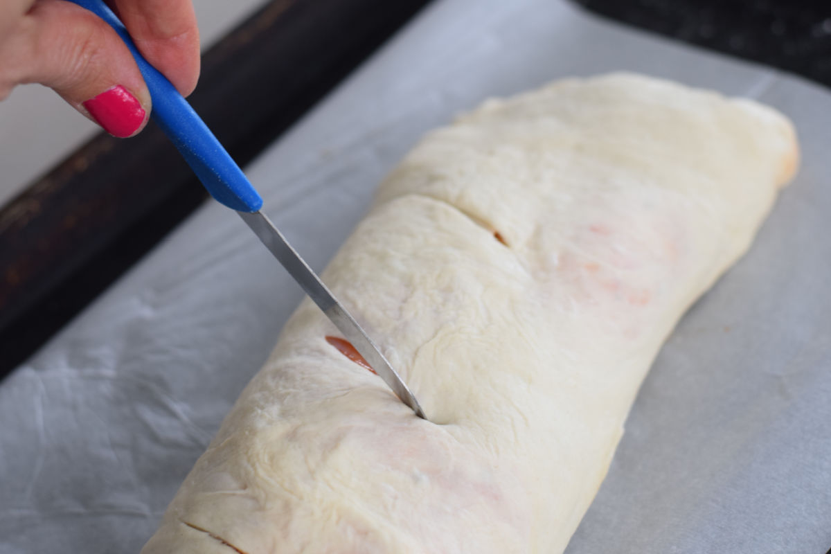 making Stromboli