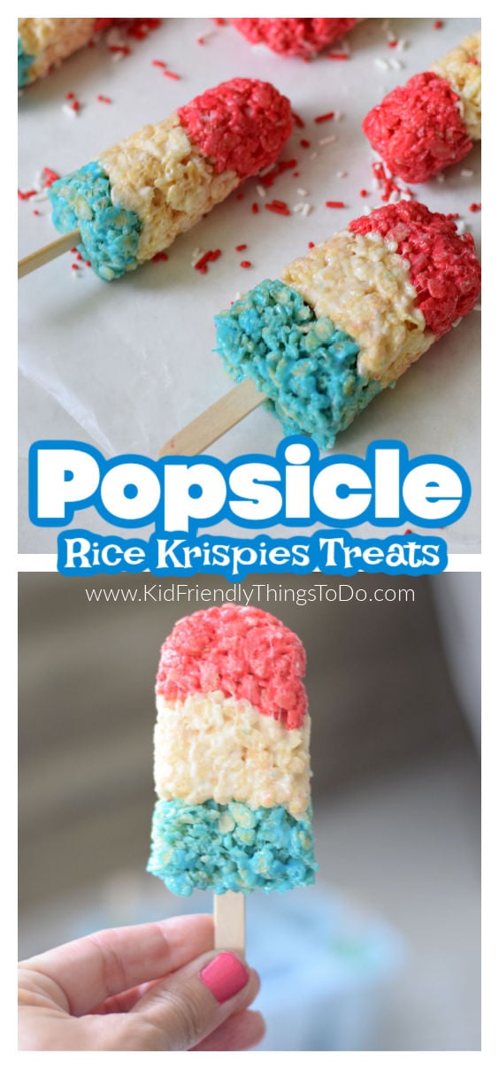 rice krispies treats popsicles 