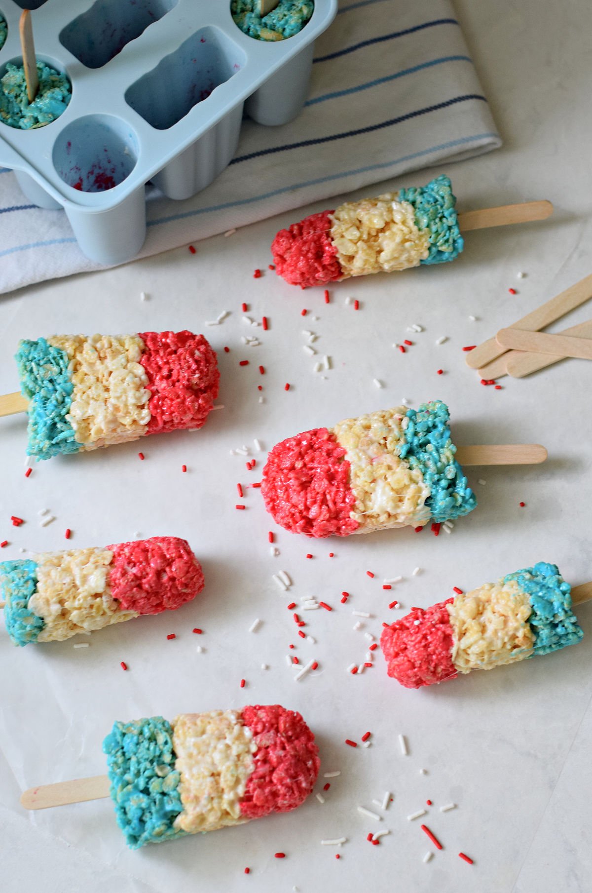 popsicle rice krispies treats for summer 