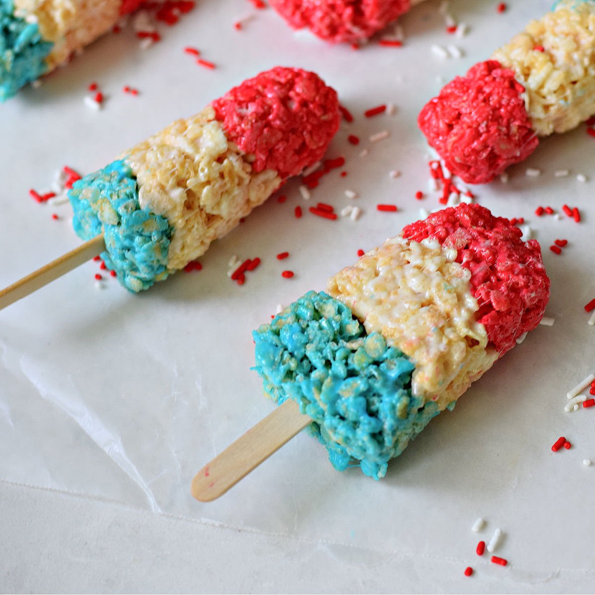 popsicle rice krispies treats