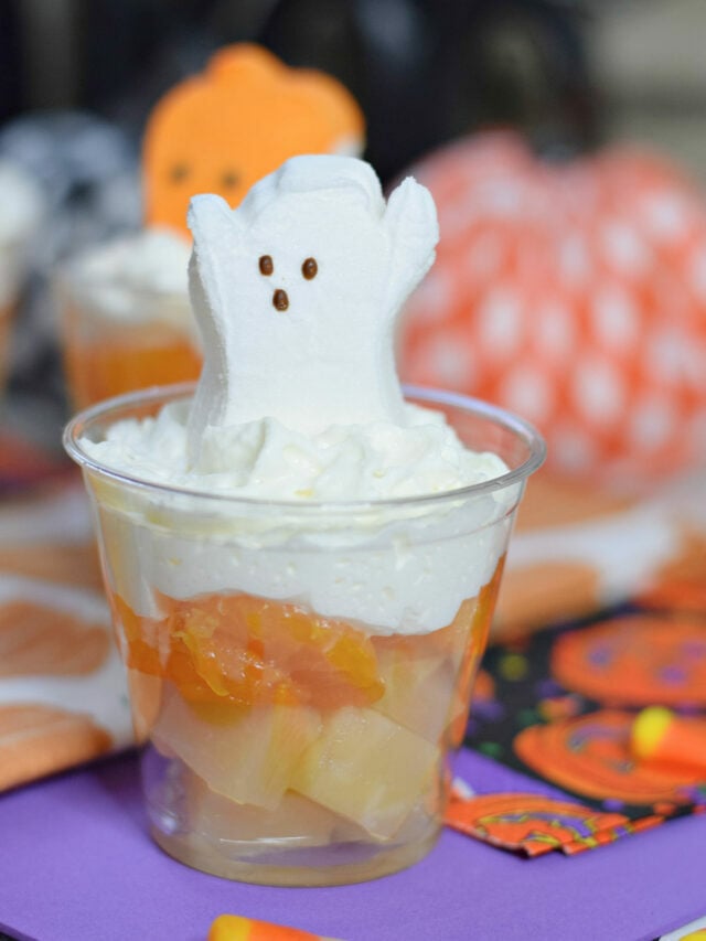 Candy Corn Fruit Parfait – Story