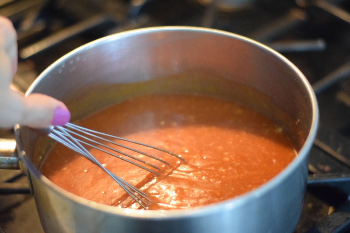 making enchilada sauce wet burritos