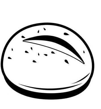 bread roll illustration