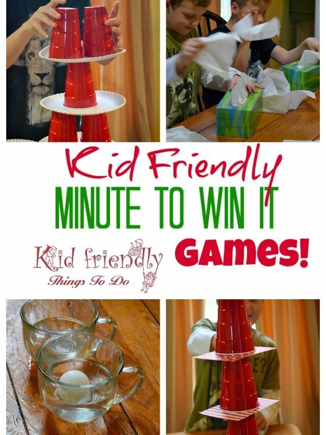 9 Easy Minute To Win It Games for Kids – Story