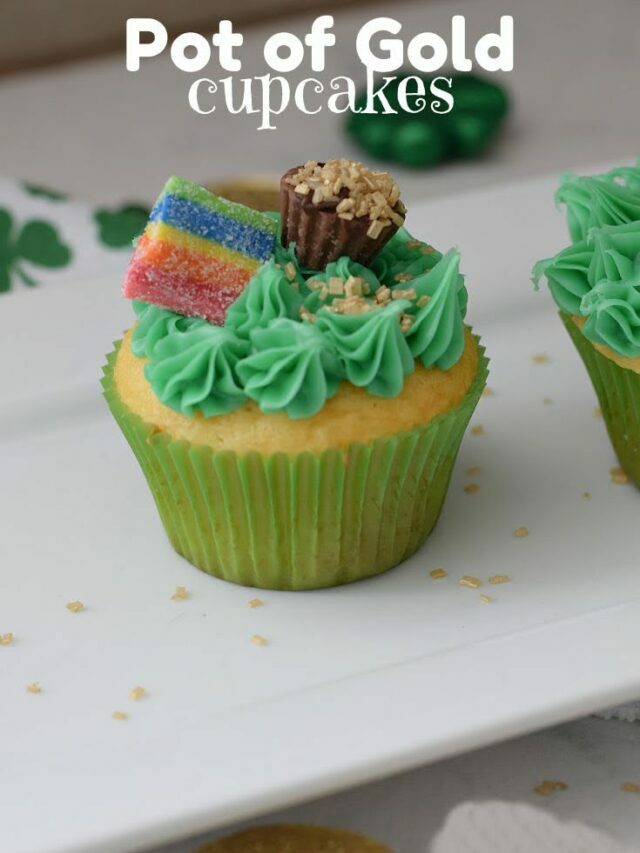 St. Patrick’s Day Pot Of Gold Cupcake