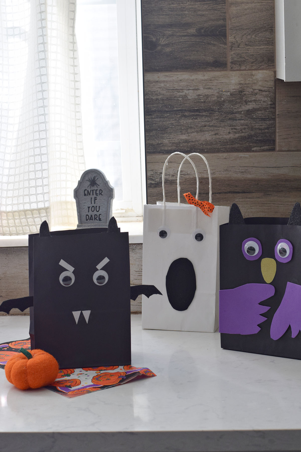 Halloween Gift Bags Craft 
