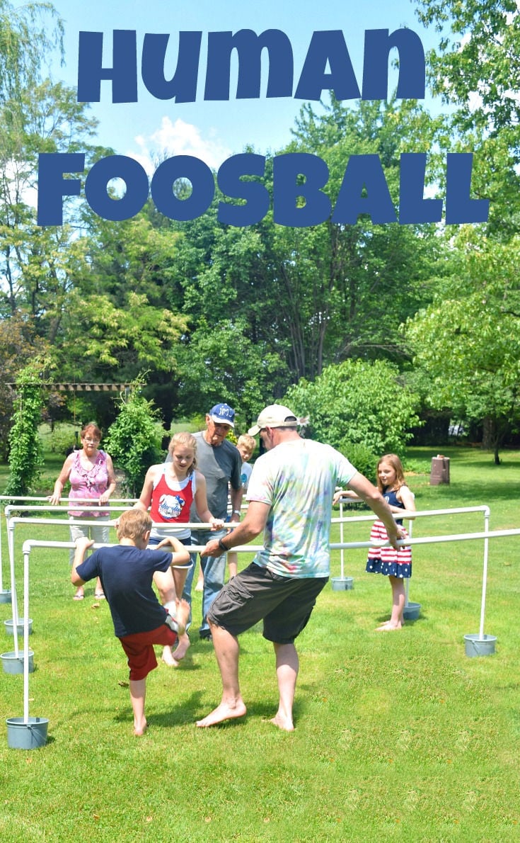 DIY Human Foosball Game