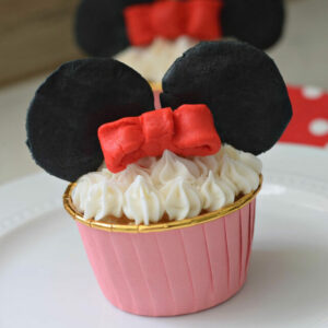 Minnie Mouse cupcakes