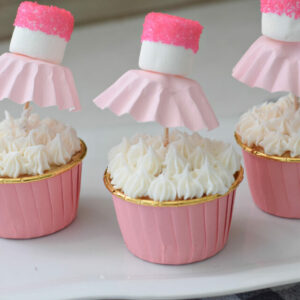 ballerina cupcakes