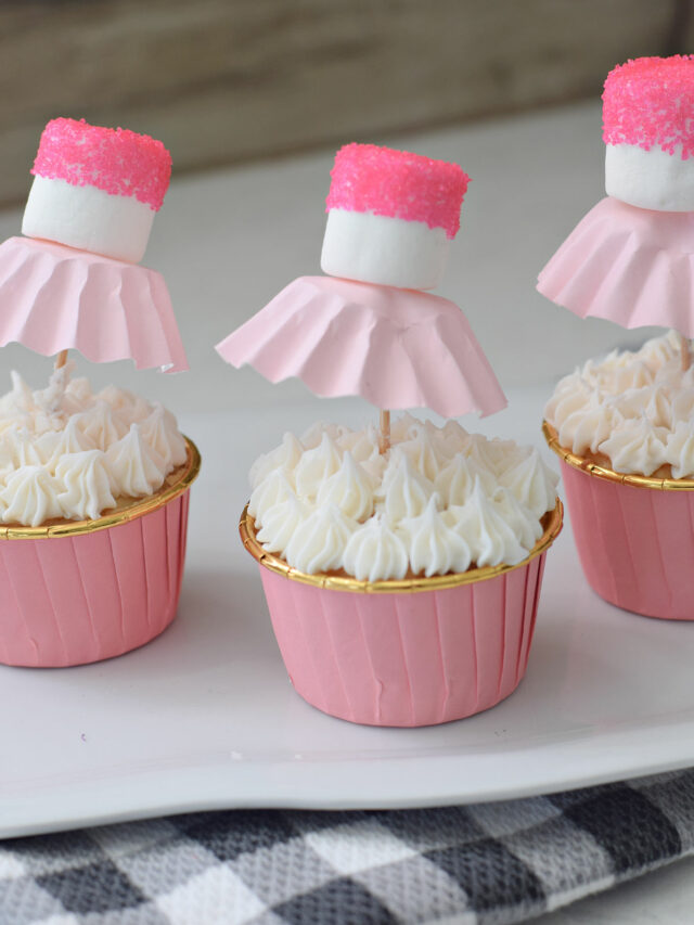 Marshmallow Ballerina Cupcakes – Story