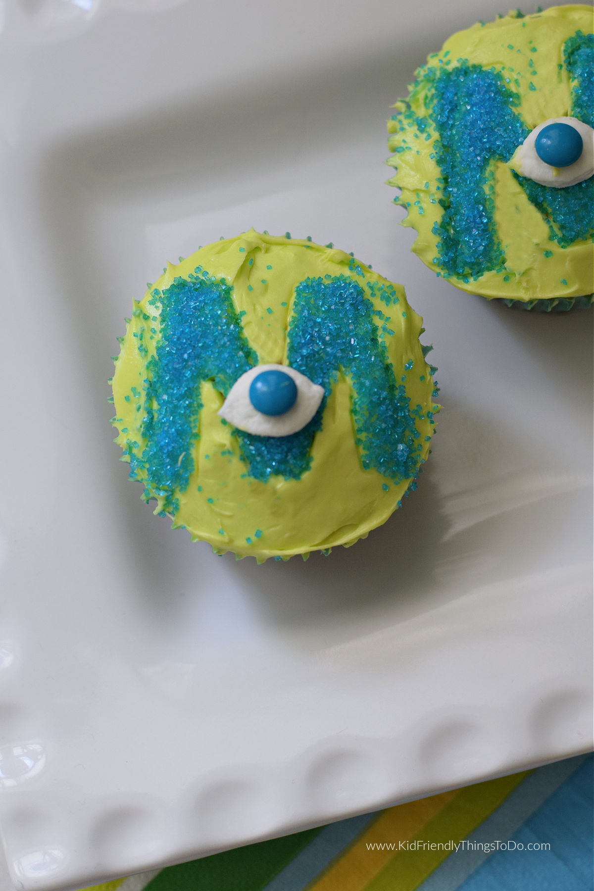 Monsters Inc. cupcakes 