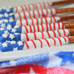 Patriotic Chocolate Pretzels