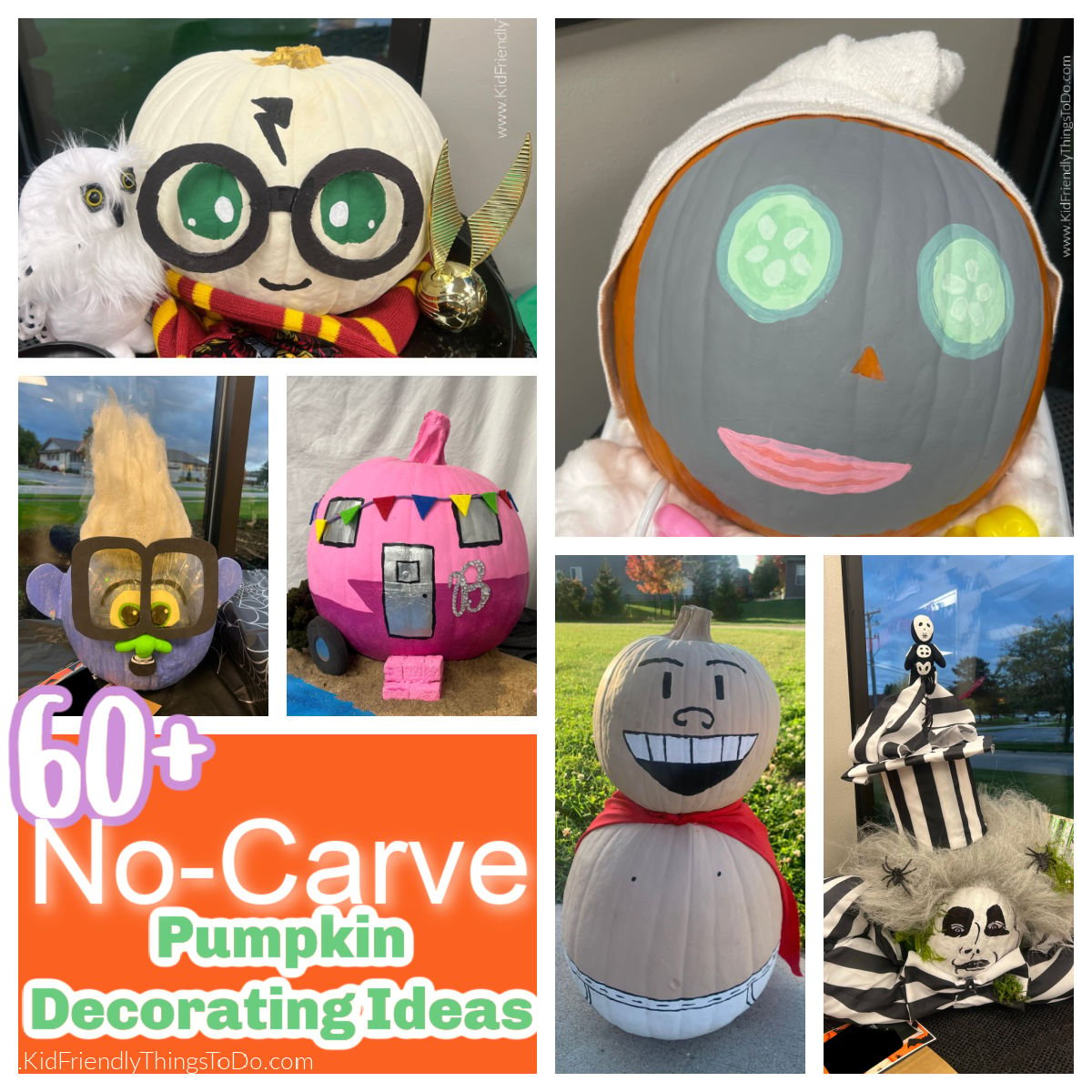 No-Carve Pumpkin Decorating Ideas