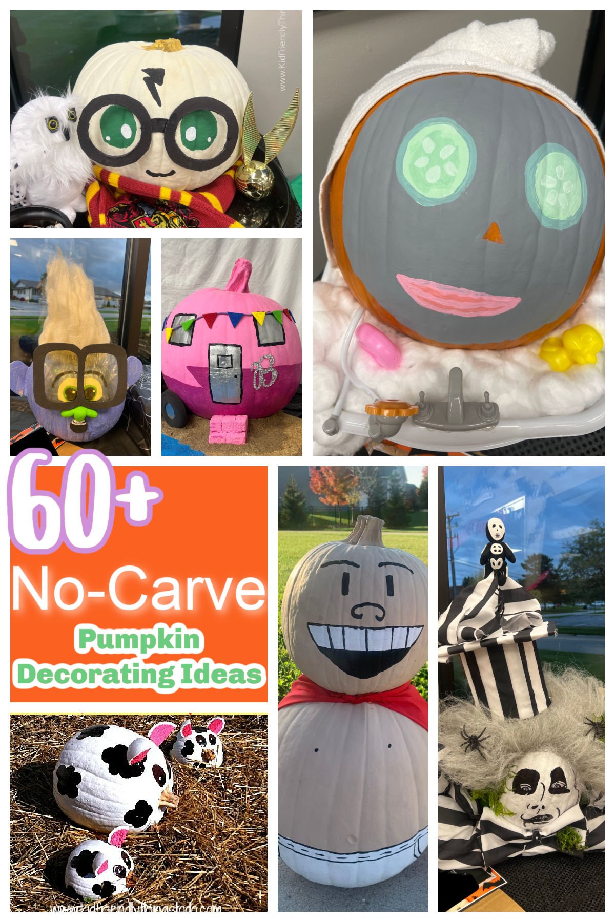 No-Carve Pumpkin Decorating Ideas 