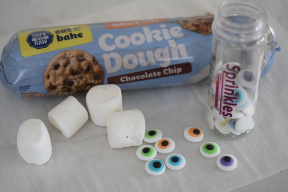 ingredients for eyeball cookies