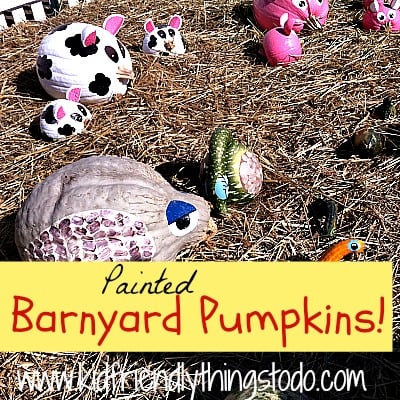 farm animal pumpkins