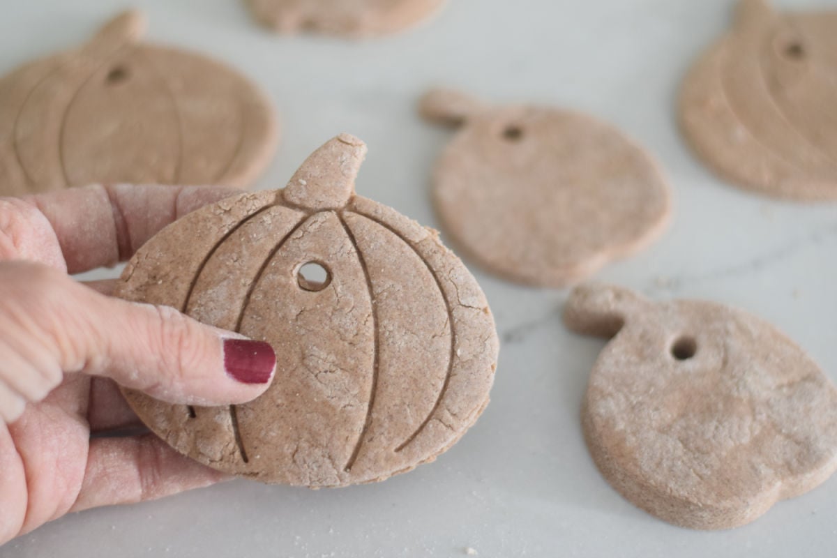 cinnamon salt dough ornaments 