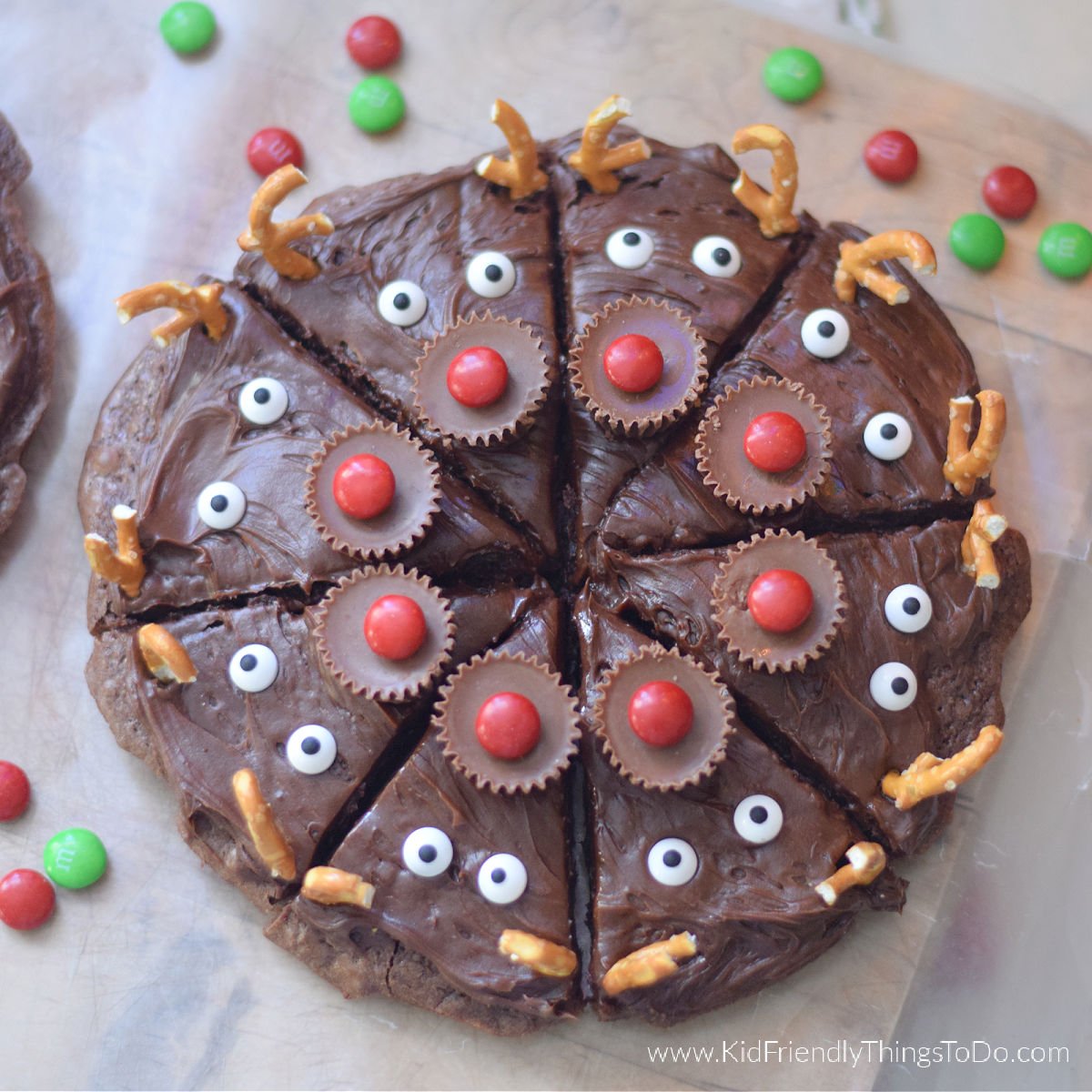 Rudolph brownies