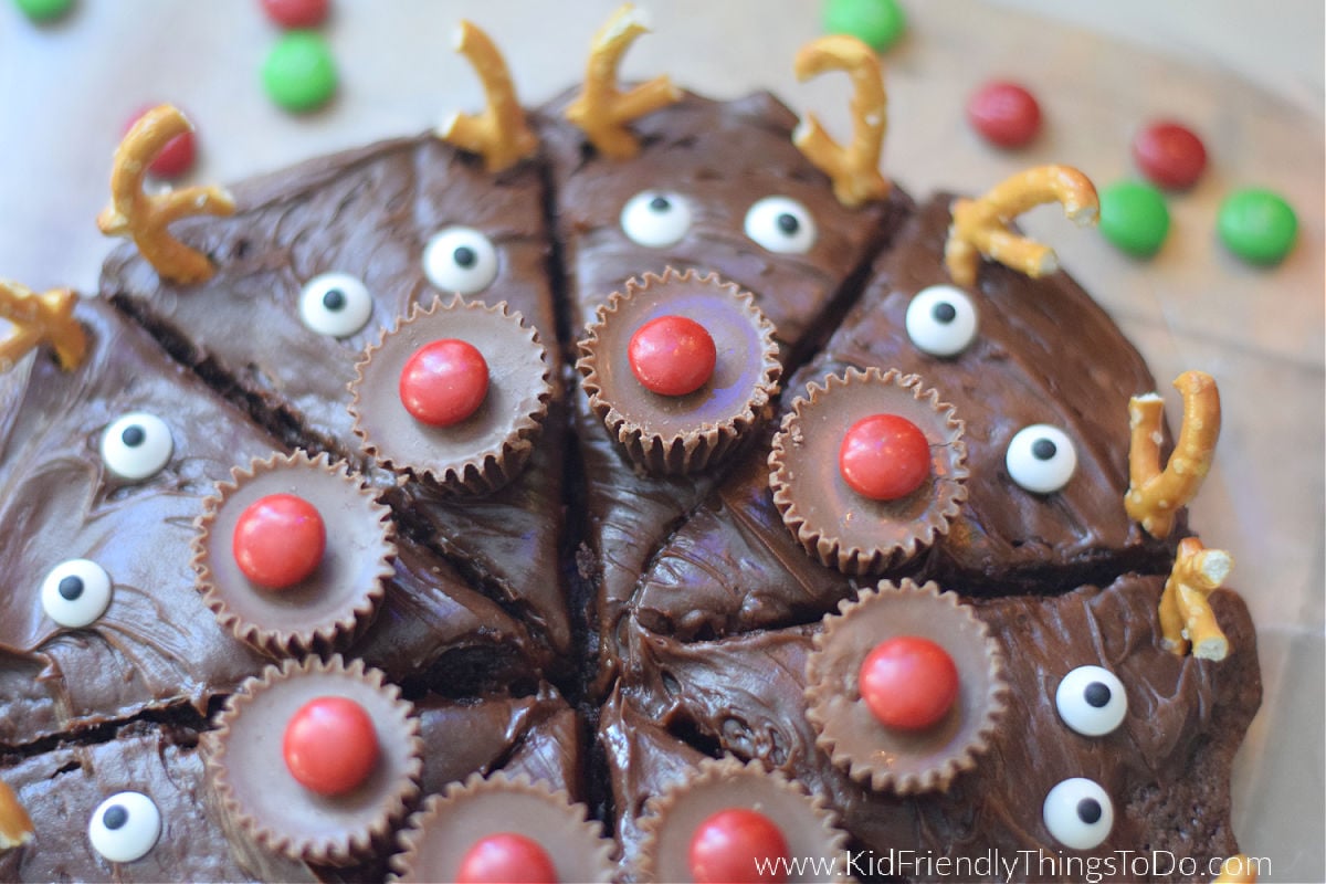 Rudolph brownies 