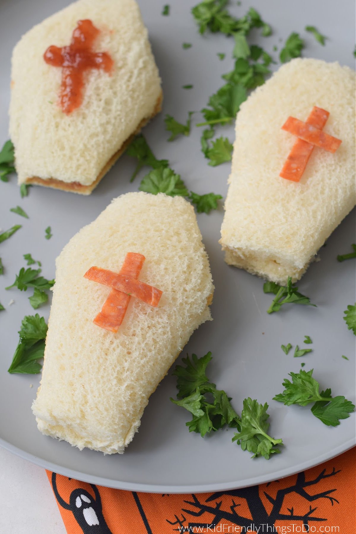 Coffin Halloween Sandwich Kid Friendly Things to Do