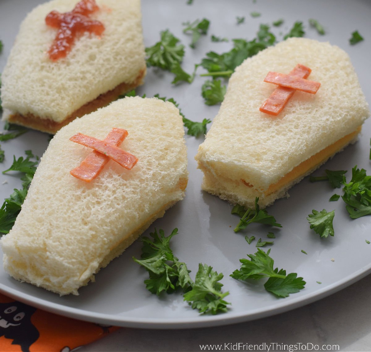 Coffin Halloween Sandwich Kid Friendly Things to Do