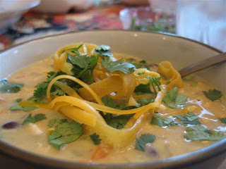 creamy chicken tortilla soup 