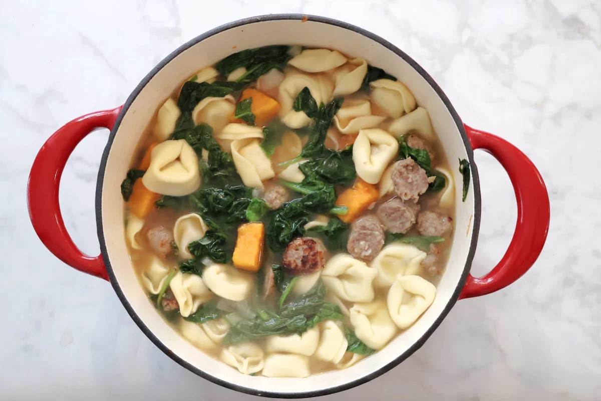 tortellini sausage soup 