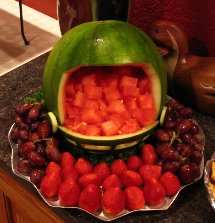 football watermelon football