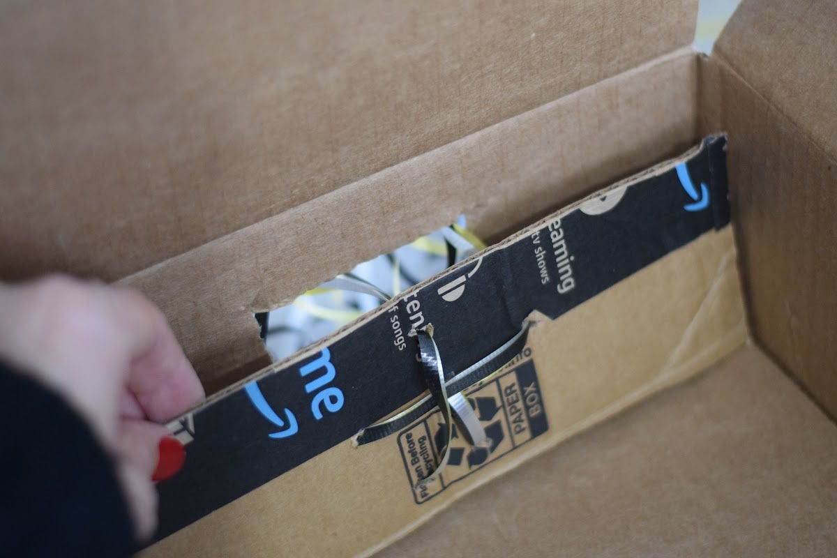 making a cardboard box pinata 