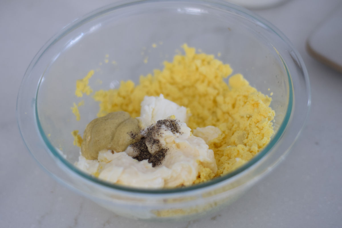 deviled egg mixture 