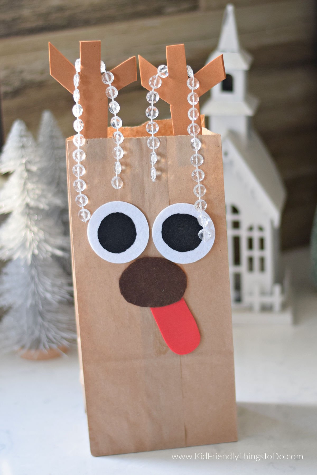 Sven from Frozen Paper Bag Craft