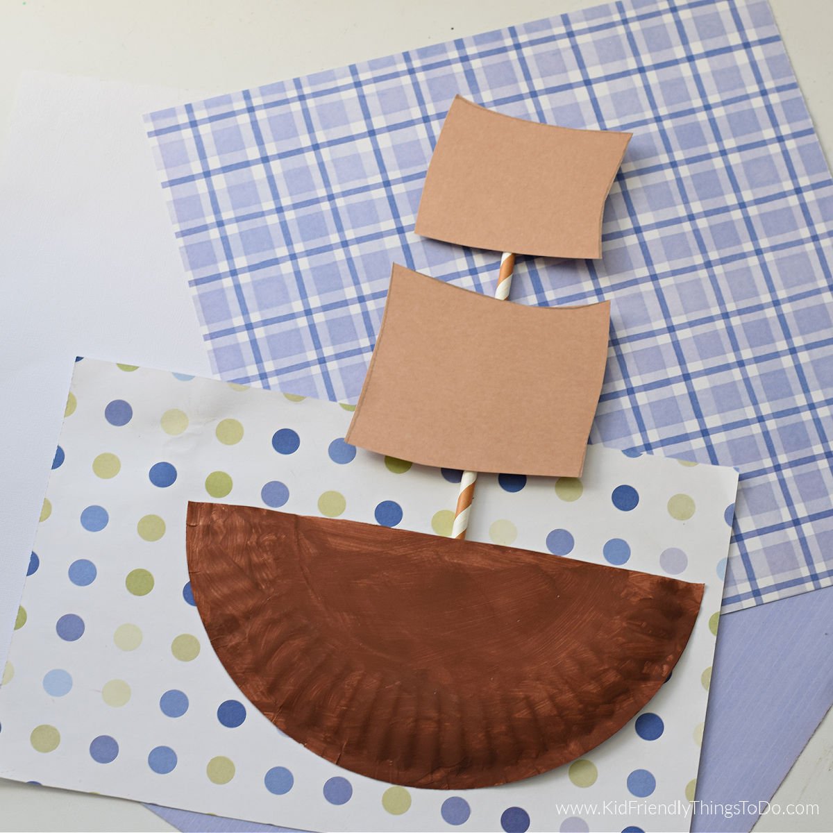 Mayflower paper plate craft 