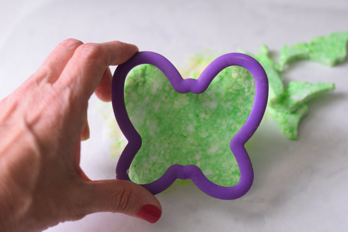 Ivory soap dough shapes