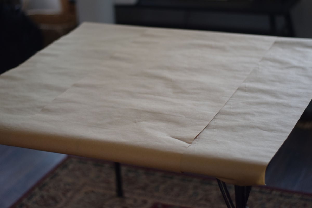 paper tablecloth
