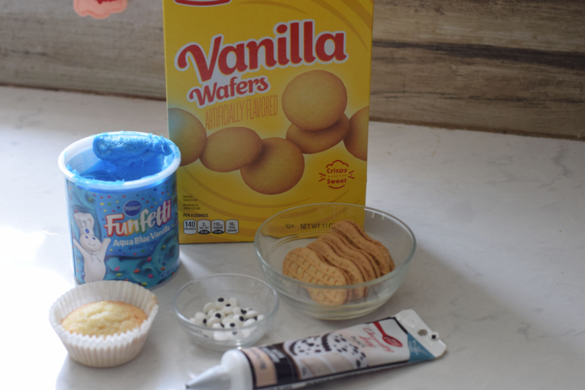Perry the Platypus cupcake ingredients