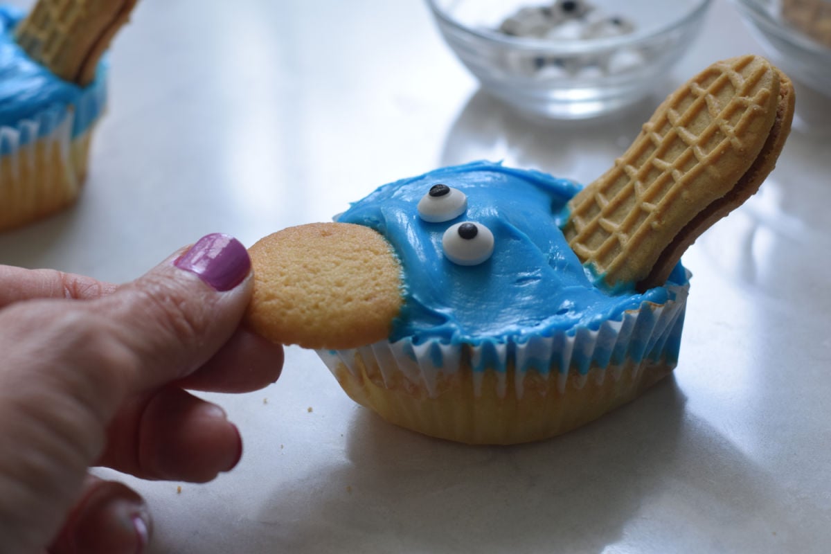 Perry the Platypus cupcake