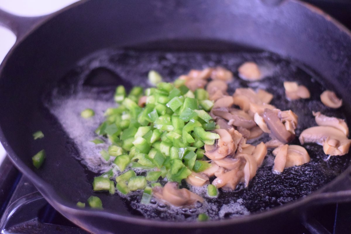 cooking vegetables