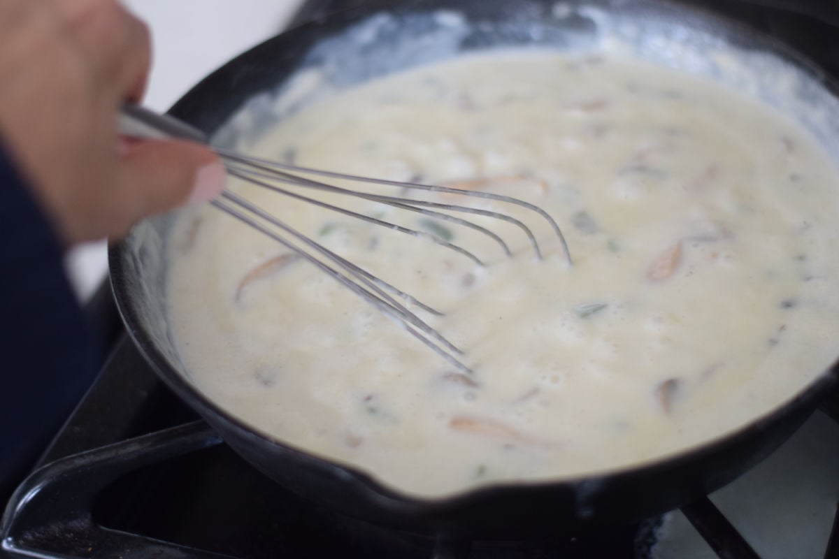 making gravy