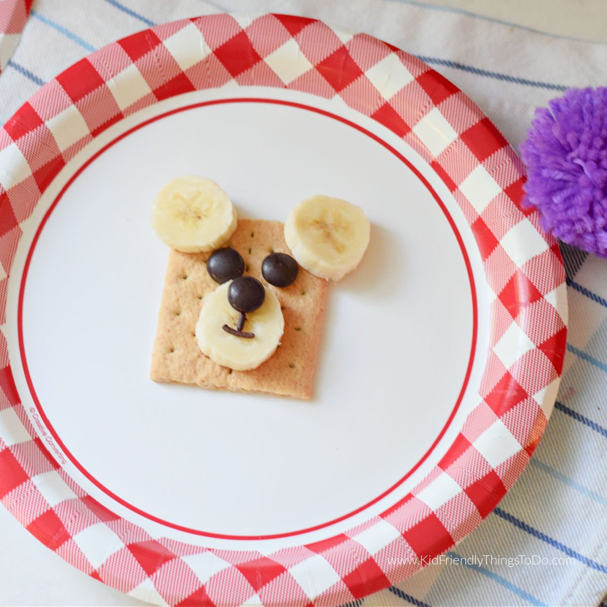 teddy bear snack for kids