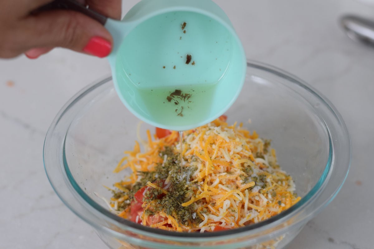 cheese filling for mushroom burger